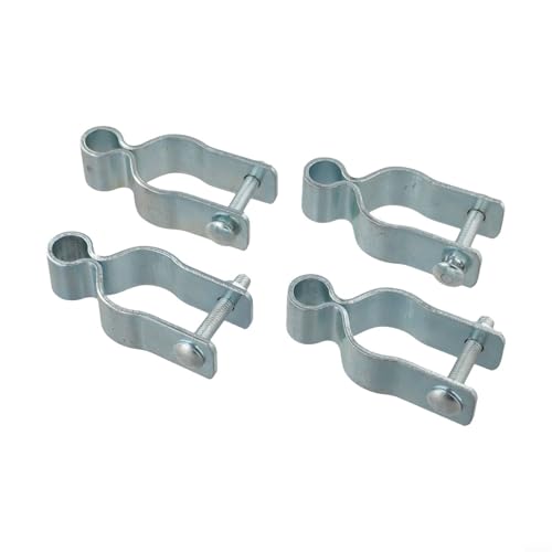 4 Stück 5/8 Zoll Pintle Kettenglied-Scharniere für Zaunpfosten, feuerverzinkter Stahl, strapazierfähig, kompatibel mit 3,5 cm Zaunpfosten, inklusive Schrauben und Muttern von Filteilect