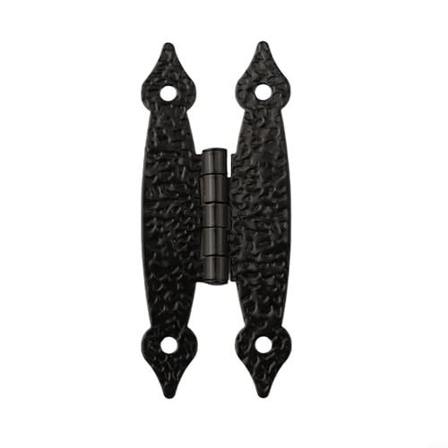 4 Stück 8,9 cm Antik Eisen H-förmige Schrankscharniere für Küchenschränke und Kleiderschränke in schwarzer Oberfläche 4 Stück 8,9 cm Antik Eisen H-förmige Schrankscharniere für Küchenschränke und Kleiderschränke in schwarzer Oberfläche von Filteilect