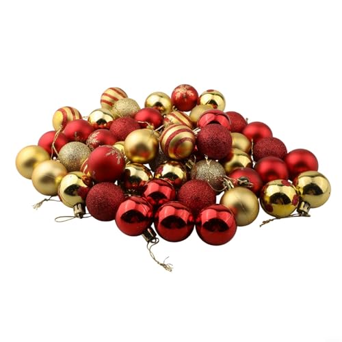 4 cm große Weihnachtskugel-Dekorationen, bruchsichere PET-Weihnachtskugeln für Weihnachtsbaum, Urlaub, Hochzeit, Party und drinnen und draußen, Hängeornament-Set 4 cm große Weihnachtskugel-Dekorationen, bruchsichere PET-Weihnachtskugeln für Weihnachtsbaum, Urlaub, Hochzeit, Party und drinnen und draußen, Hängeornament-Set von Filteilect