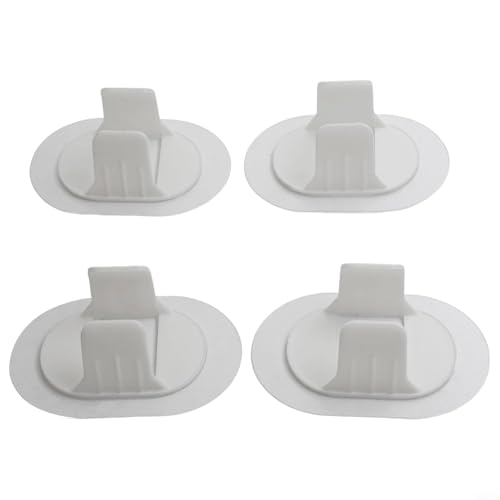4 x Waschmaschinen-Ablaufrohr, Wandlochbefestigung, Rohrschelle mit Schnalle von Filteilect