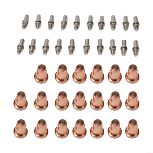 40 Stück Plasma für Spitzen 1,0 mm 1,1 mm Elektrode 52582 für IPT-60 PT60 PT40 IPT-40 Taschenlampe 40 Stück Plasma für Spitzen 1,0 mm 1,1 mm Elektrode 52582 für IPT-60 PT60 PT40 IPT-40 Taschenlampe von Filteilect