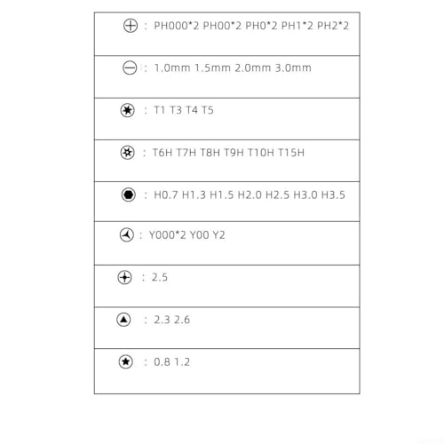 44 in 1 Schraubendreher Bit Set für Handy Uhren Computer Uhr Reparatur von Filteilect