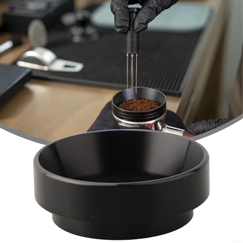 49 mm magnetischer Dosierring für Kaffeesiebträger unverzichtbar für die Brauschale Pulvermessung (schwarz) von Filteilect