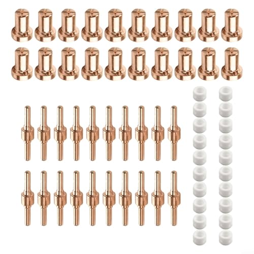 60 Stück Plasmaschneider-Düsenspitzen für -40 für Taschenlampe CUT40 für CUT50 60 Stück Plasmaschneider-Düsenspitzen für -40 für Taschenlampe CUT40 für CUT50 von Filteilect