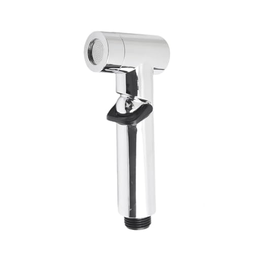 ABS Hand-Bidet-Sprühgerät mit einstellbarem Wasserdruck für WC-Reinigung und persönliche Hygiene, Silber, Schwarz, Grau (Grau) von Filteilect