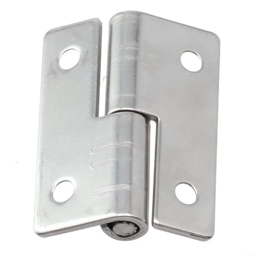 Abnehmbares Türscharnier aus 304 Edelstahl, zum Abheben der Flagge, robustes Flügelscharnier für Schränke, Kleiderschränke, Innen- und Außentüren, Verschleiß (5,1 cm rechts) von Filteilect
