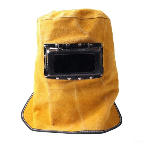 Anti-Stark-Lichtschweißmaske, Arbeitsschutz, Schweißer-Schutzmaske, Rindsleder von Filteilect