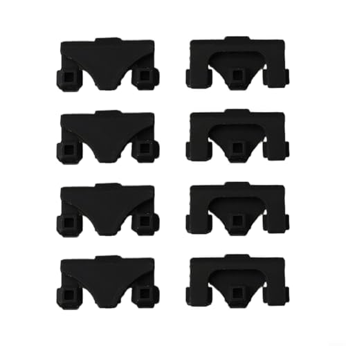 Antihaft-Bratpfannenersatz für Luftfritteusen mit perforierter Crisperplatte und abnehmbarem Griff für bequeme Nutzung (8 Packungen/1 Set Air Fryer Bumpers) von Filteilect