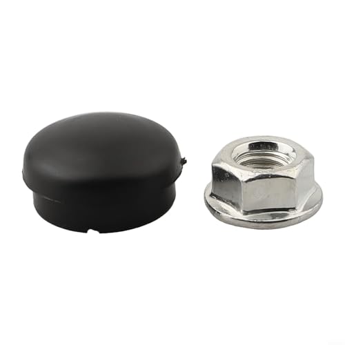 Auto Frontscheibenwischermutter Kappe Schraube Abdeckung Kit 133955435, 955203005 Schwarz Kunststoff OEM-Teile A5 für A6 A7 A8 für Q7 für TT für A2 für A3 für A4 (1 Set) von Filteilect
