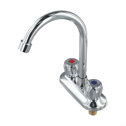 Badezimmer Waschbecken Dusche Doppelgriff Deck Montiert Waschbecken Wasser Mischbatterie von Filteilect