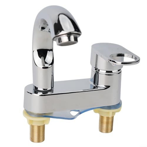 Badezimmer Waschtisch Doppelloch für 360° drehbares Waschbecken Kalt- und Warmwasserhahn Badezimmer Waschtisch Doppelloch für 360° drehbares Waschbecken Kalt- und Warmwasserhahn von Filteilect