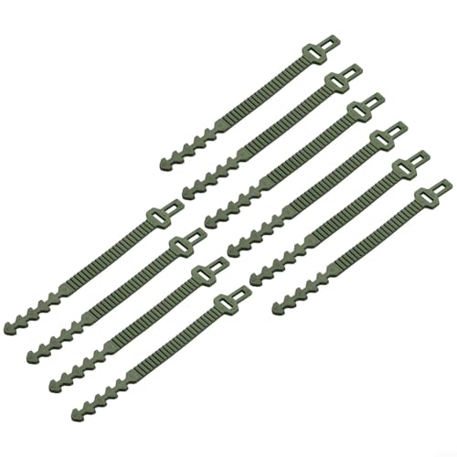 Baumbinder, Pflanzenstützgurte, strapazierfähig, verstellbar, Gartenbinder, weiches Gummi, UV-geschützt, 24 cm lang, flexible Pflanzenstecker für Bäume, Pfosten von Filteilect