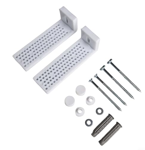 Bidet und WC Boden Befestigungsset Ankerbolzen Set mit Pfannen-Reparatur-Befestigungen und Befestigungsschrauben für sichere Montage (L) von Filteilect