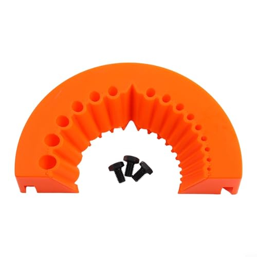 Bohrerspitzer, Schleifaufsatz, Schärfführungswerkzeug (orange) von Filteilect