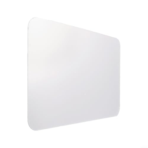 Dekorativer 3D-Acryl-Spiegel-Wandaufkleber in ovaler quadratischer Form für Badezimmer, Heimdekoration, wasserdicht und leicht, Wandakzent für flache Oberflächen (quadratisch) von Filteilect