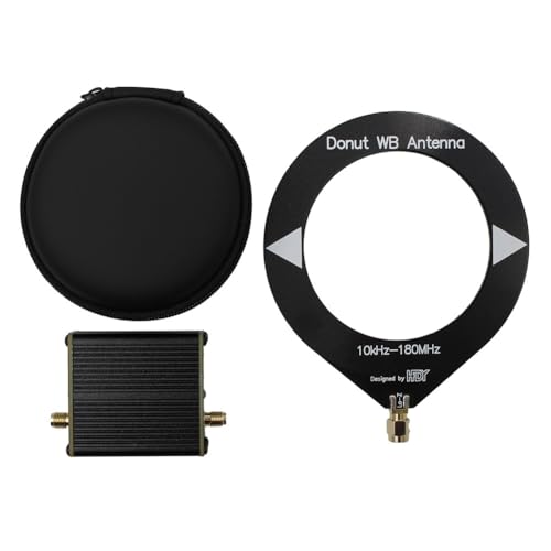 Donut-Breitbandschleife, 10 kHz-180 MHz mit niedriger Impedanz-Konverter für SDR-Scanner, Walkie-Talkie, komplettes Set Donut-Breitbandschleife, 10 kHz-180 MHz mit niedriger Impedanz-Konverter für SDR-Scanner, Walkie-Talkie, komplettes Set von Filteilect