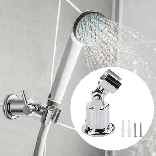 Duschkopfhalter aus Zinklegierung, 180° verstellbare Wandhalterung mit Schraubhalterung für sicheres und flexibles Badeerlebnis Duschkopfhalter aus Zinklegierung, 180° verstellbare Wandhalterung mit Schraubhalterung für sicheres und flexibles Badeerlebnis von Filteilect