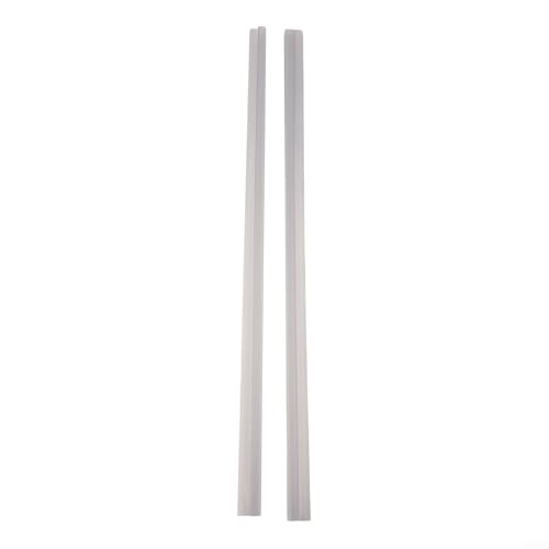 Duschtürdichtungsstreifen, Ersatz für 6/8/10/12 mm Glas, transparenter PVC-Wasserabweiser für Nass- und Trockentrennung, schneidbar und einfach zu installieren, 2 Stück (8 mm) von Filteilect