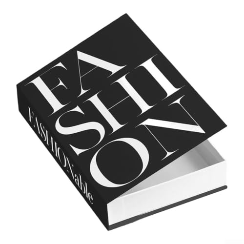 Elegante Aufbewahrungsbox aus Kunstbüchern mit Geheimfach, dekoratives falsches Buch für Zuhause oder Büro, Regal, Schreibtisch, Papiermaterial 26 x 17 x 4 cm (805-2A40) von Filteilect