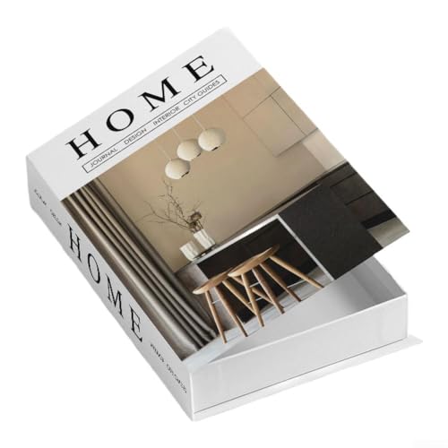Elegante Aufbewahrungsbox mit Geheimfach, dekoratives gefälschtes Buch für Zuhause oder Büro, Regal, Schreibtisch, Papiermaterial 26 x 17 x 4 cm (FH-36) von Filteilect