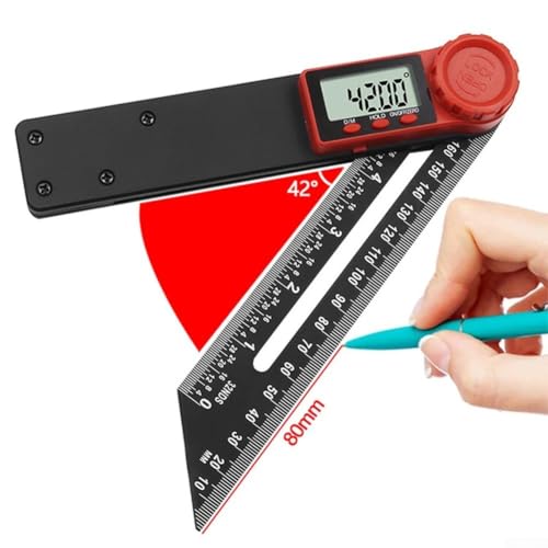 Elektronische Wasserwaage für 360 Grad LCD Digital Sliding T Bevel Gauge Winkelfinder Elektronische Wasserwaage für 360 Grad LCD Digital Sliding T Bevel Gauge Winkelfinder von Filteilect