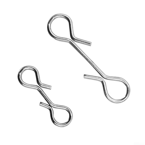Fastlink Schnellwechsel-Anschlussclips aus Edelstahl für Meeresangeln, 10 mm/15 mm, zuverlässige Verbindungsclips für Angler (15 mm), 30 Stück von Filteilect