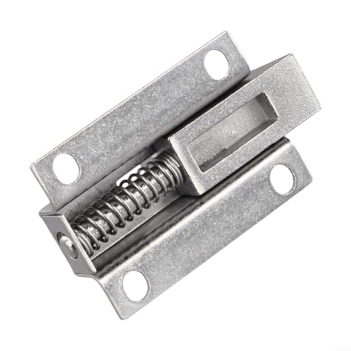 Federverriegelung aus Edelstahl, 50 mm, automatisches Sprungschloss für Türen, Fenster, Schränke, Boxen, Schubladen und Werkzeugkästen, mit einfacher Installation (B) von Filteilect