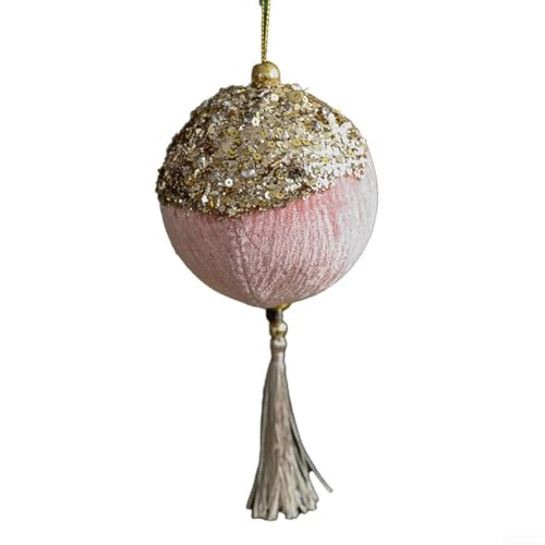 Festliche Weihnachtskugel-Ornamente in Form von Heißluftballon-Laternen zum Dekorieren von Weihnachtsbäumen und zum Hinzufügen von Charme zu Urlaubsparty-Einrichtungen (PinkB) von Filteilect