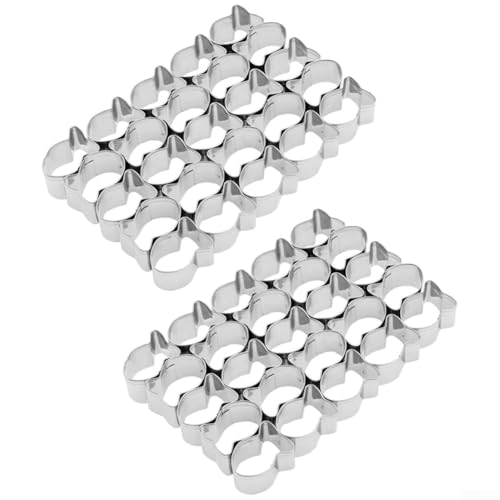 Filteilect 2 Stück Edelstahl Fisch Keksausstecher 25 Mulden Goldfischform Backformen Küchenwerkzeug für Kekse Teig Schneiden 11,8 x 8 x 1,5 cm Filteilect 2 Stück Edelstahl Fisch Keksausstecher 25 Mulden Goldfischform Backformen Küchenwerkzeug für Kekse Teig Schneiden 11,8 x 8 x 1,5 cm von Filteilect