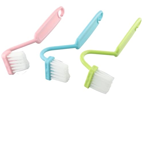 Filteilect 3-teiliges Kunststoff-WC-Unterrand-Reinigungsbürsten-Set mit gebogenen S-Griffen und weichen Borsten für tiefe Ecken und Badezimmerreinigung Filteilect 3-teiliges Kunststoff-WC-Unterrand-Reinigungsbürsten-Set mit gebogenen S-Griffen und weichen Borsten für tiefe Ecken und Badezimmerreinigung von Filteilect