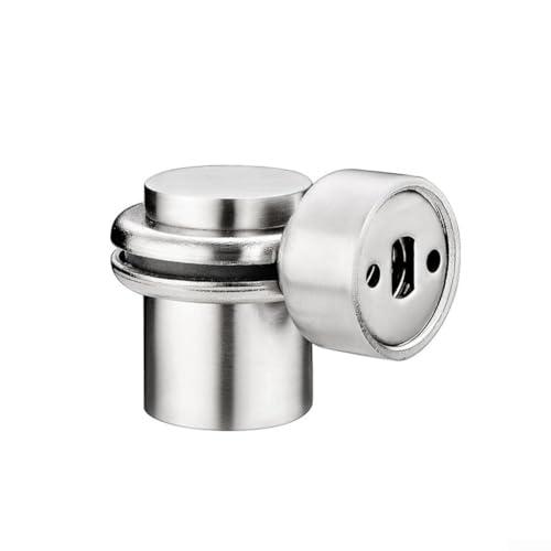 Filteilect 304 Edelstahl-Türstopper mit integrierter Feder, Anti-Kollisions-Magnet-Türstopper, Boden-Saugnapf, strapazierfähig für Zuhause, Küche, Badezimmer (SKU) von Filteilect