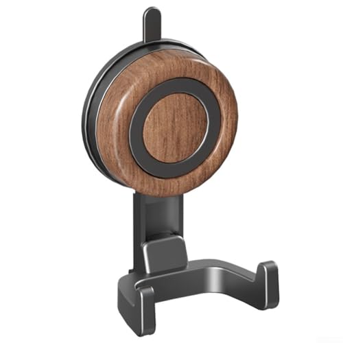 Filteilect 360 Grad drehbarer Saugnapfhaken – Holzmaserung Badezimmer Wandhalterung, starke Vakuumdichtung, abnehmbarer Duschhaken für Rasierer-Zubehör (Redwood) von Filteilect