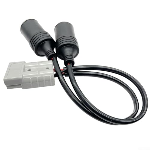 Filteilect 50 A Stecker auf 16 A Buchsenadapter, robuster Draht- und Kabelverbinder mit Kupfer-Silberkontakten, 600 V bewertet, schwer entflammbar (50 cm) von Filteilect