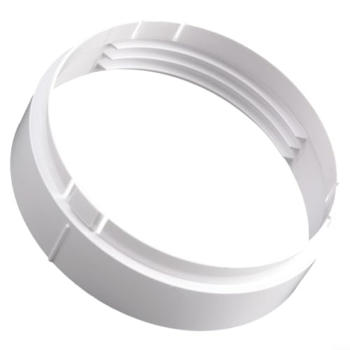 Filteilect Abluftschlauchverbinder für Klimaanlage, 150 mm, ABS, kreisförmiger Adapter, passend für tragbare mobile Wechselstrom-Einheit, Fenster-Set, Dichtplatte mit Links-Rechts-Rotation von Filteilect