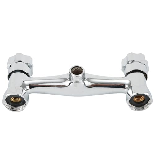 Filteilect Bad Dusche Mischbatterie Bar Messing Ventil Doppelauslass Chrom Finish 1/5.1 cm mit Rückschlagventil Anti-Reflux Funktion für Heimwerker Filteilect Bad Dusche Mischbatterie Bar Messing Ventil Doppelauslass Chrom Finish 1/5.1 cm mit Rückschlagventil Anti-Reflux Funktion für Heimwerker von Filteilect