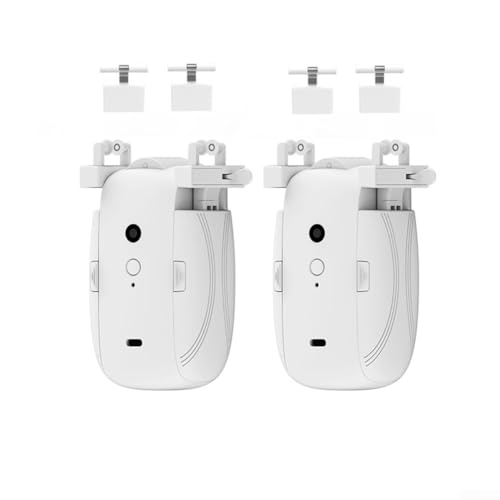 Filteilect Elektrischer Vorhangmotorantrieb mit Blue-tooth App-Steuerung Smart Home Automatischer Vorhangöffner mit eingebautem 4000-mAh-Akku (2 TU) von Filteilect