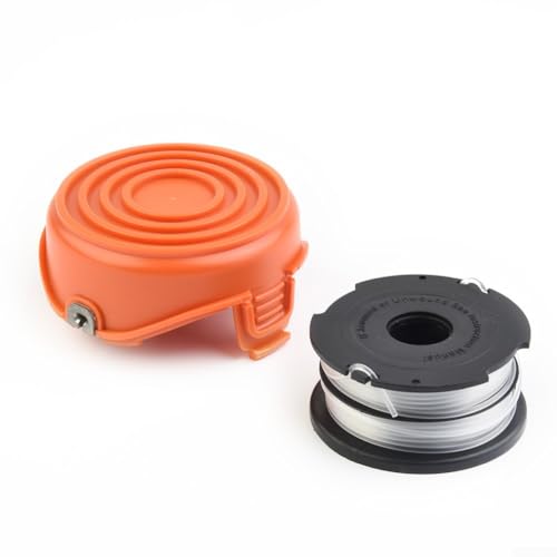 Filteilect Ersatzspule und Kappe für Black & Decker Rasentrimmer GL675 GL680 GL685 GL686 GL687 GL690 Modelle Werkzeuginstallation Snap-In Design Line von Filteilect