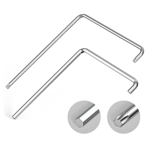 Filteilect Fenstereinstellwerkzeug-Set mit 4-mm-Sechskantkopf und Torx-TX15-Schraubenschlüssel für Fenster- und Balkontürbeschläge im Heimwerker von Filteilect