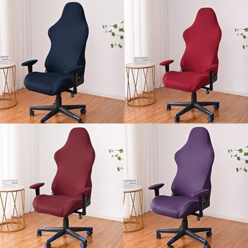 Filteilect Gaming-Stuhlbezug, Stretch-Spandex, Computer-Büro-Rennsitzschutz, elastisch, weich, Sesselbezug für Heimbüro (lila) von Filteilect