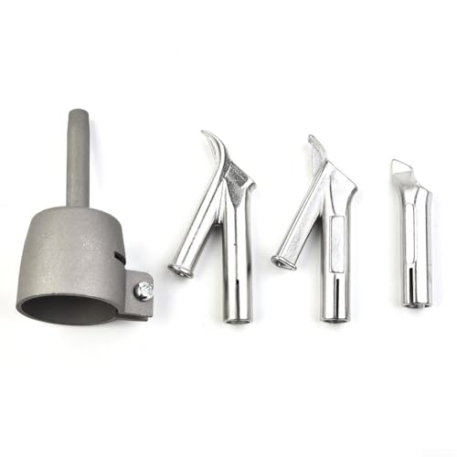 Filteilect Heißluft-Schweißdüsen-Set, 5 mm, Schnellschweißspitze für Vinyl-PVC-Kunststoff-Taschenlampe, Standard-Runddreieck-Tacking-Düsen, Legierungswerkzeug-Set (32 mm) von Filteilect