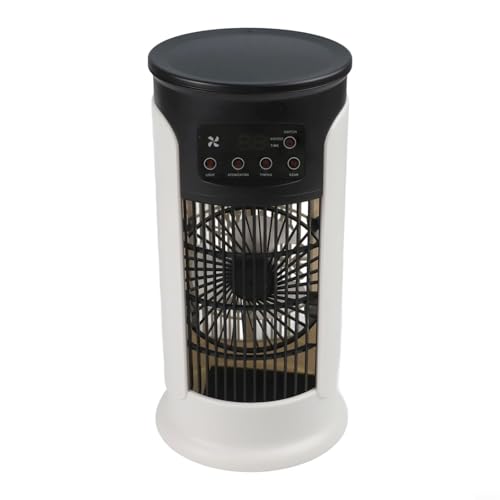 Filteilect Klimaanlage Ventilator, Cool Air Fan Tower Klimaanlage, Mobile Klimaanlage 6 Geschwindigkeit Desktop Kühlventilator, LED-Lichter, für Home Office Filteilect Klimaanlage Ventilator, Cool Air Fan Tower Klimaanlage, Mobile Klimaanlage 6 Geschwindigkeit Desktop Kühlventilator, LED-Lichter, für Home Office von Filteilect