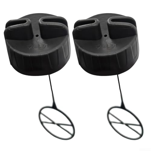 Filteilect Kraftstofftankdeckel für den Außenbereich, 530150350, kompatibel mit 125B 125R 125RJ 128LD 128R 125L Rasentrimmer-Teilen (2 Stück) von Filteilect