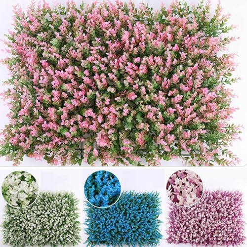 Filteilect Kunstrasenmatte, Wandpaneel, 40 x 60 cm, PVC, Kunstrasen, Hecke, Zaun, Laub für Haus, Garten, Hochzeit, Dekoration, Hellviolett Filteilect Kunstrasenmatte, Wandpaneel, 40 x 60 cm, PVC, Kunstrasen, Hecke, Zaun, Laub für Haus, Garten, Hochzeit, Dekoration, Hellviolett von Filteilect