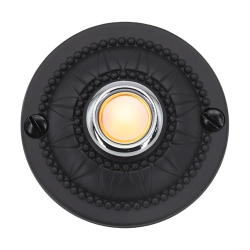 Filteilect Moderne Haustürklingel Druckknopf rund verdrahtet beleuchtete Türklingel mit LED-Licht für Hauseingang temperaturbeständig beleuchtete Taste Filteilect Moderne Haustürklingel Druckknopf rund verdrahtet beleuchtete Türklingel mit LED-Licht für Hauseingang temperaturbeständig beleuchtete Taste von Filteilect