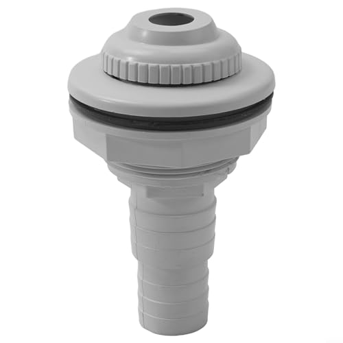 Filteilect Oberirdische Schwimmbäder Komplette Rücklaufdüse mit Dichtung und Adapter, 3,8 cm - 3,8 cm männlicher Schlauchadapter, 1,9 cm Augapfelauslass Filteilect Oberirdische Schwimmbäder Komplette Rücklaufdüse mit Dichtung und Adapter, 3,8 cm - 3,8 cm männlicher Schlauchadapter, 1,9 cm Augapfelauslass von Filteilect
