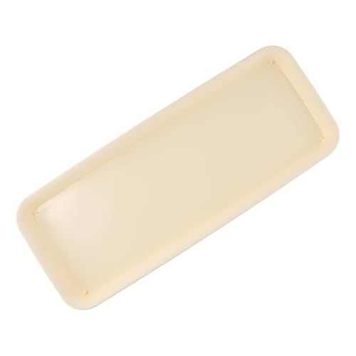 Filteilect Pflanzen-Untersetzer, rechteckig, mit Drainagesystem, für den Innen- und Außenbereich, für den Hausgarten (Beige L) von Filteilect