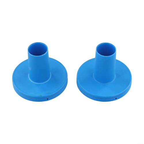 Filteilect Poolfilter-Anschluss-Set, 3,8 cm Siebgitteradapter, kompatibel mit Intex Schwimmbad-Auslaufsystem (2-blau) von Filteilect