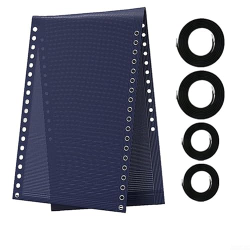 Filteilect Recliner Ersatzstoff für Schwerkraftstuhl mit Seilgurt, atmungsaktiv und für die Verwendung mit Standard-Outdoor-Lounge- und Liegestühlen (Blau) von Filteilect