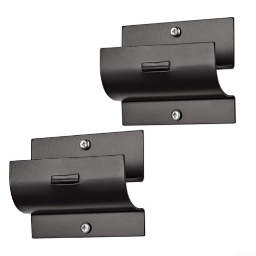 Filteilect Robuste Wandhaken für Garagenaufbewahrung, platzsparende Metall-Wandhaken für Leiter und Schubkarren-Organisation, einfach (2 Stück) von Filteilect