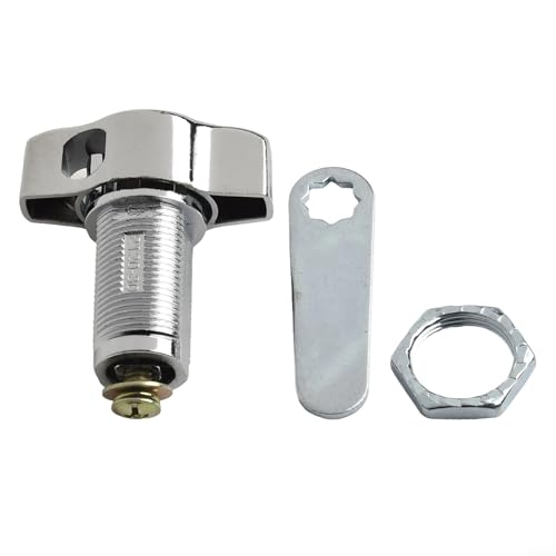 Filteilect Schrank-Nockenschloss, schlüsselloses mechanisches Türschloss, Zinklegierung, Vorhängeschloss für Schrank, Briefkasten, Schrank, Schublade, Möbel, Hardware Sicherheit (30 mm) von Filteilect